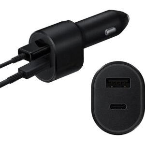 45W DUAL PORT FAST CAR CHARGER & 100W USB-C CABLE