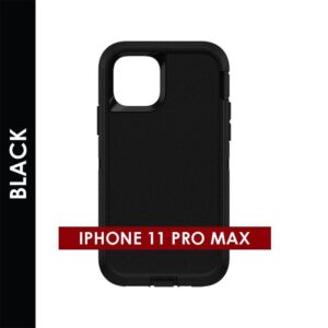DEFENDER CASE FOR IPHONE 11 PRO MAX (BLACK)