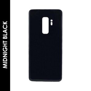 BACK DOOR WITH CAMERA LENS FOR SAMSUNG S9 PLUS (BLACK)