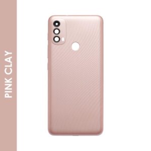 BACK COVER COMPATIBLE FOR MOTOROLA MOTO E40 (XT2159) (PINK CLAY)