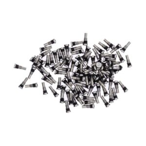 BOTTOM SCREWS COMPATIBL FOR IPHONE 8 / 8 PLUS (WHITE) (100 PACK)