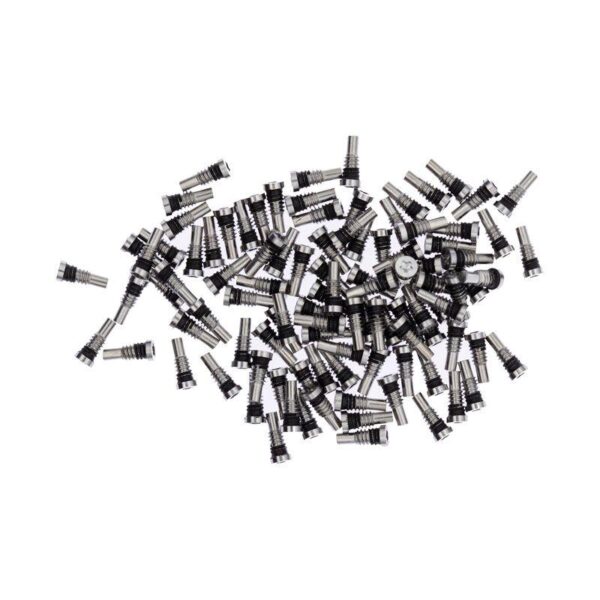 BOTTOM SCREWS COMPATIBL FOR IPHONE 8 / 8 PLUS (WHITE) (100 PACK)