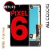 LCD ASSEMBLY WITH FRAME COMPATIBLE FOR GOOGLE PIXEL 6 (BLACK)