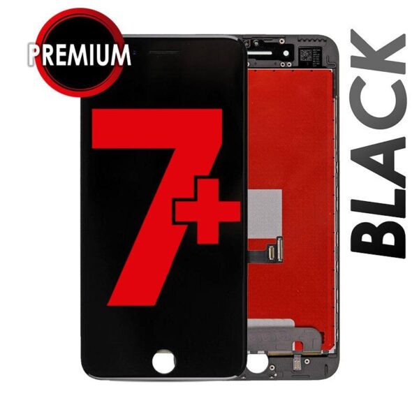 LCD ASSEMBLY COMPATIBLE FOR IPHONE 7 PLUS (REFURB) (BLACK)