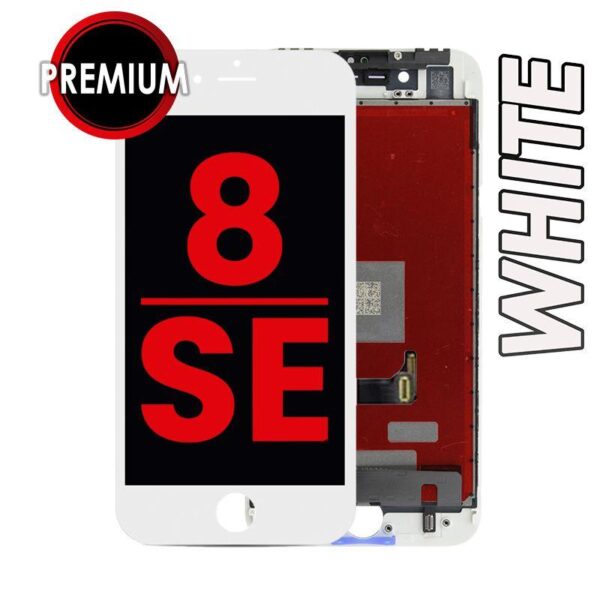 LCD ASSEMBLY FOR IPHONE 8G / SE (2020) (REFURB) (WHITE)