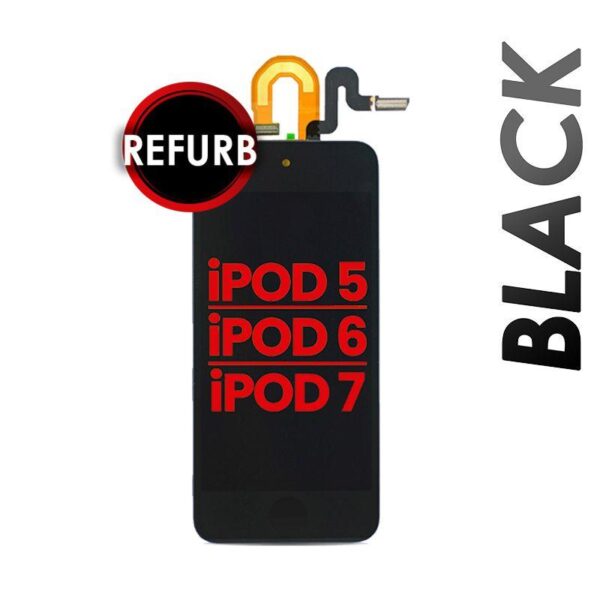 LCD ASSEMBLY COMPATIBLE FOR IPOD 5 / IPOD 6 / IPOD 7 (BLACK)