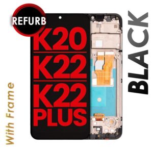 LCD ASSEMBLY WITH FRAME FOR LG K20/ K22 / K22+/ K32 (BLACK)