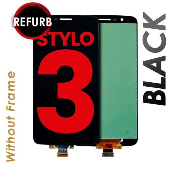 LCD ASSEMBLY WITHOUT FRAME COMPATIBLE FOR LG STYLO 3 (BLACK)