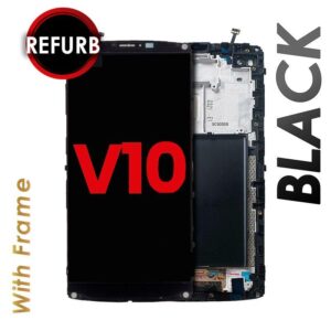 LCD ASSEMBLY WITH FRAME COMPATIBLE FOR LG V10 (BLACK)