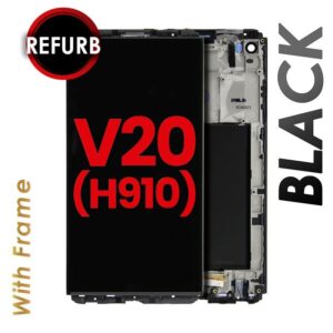 LCD ASSEMBLY WITH FRAME COMPATIBLE FOR LG V20 (H910) (BLACK)