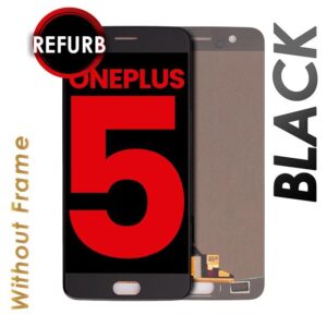 LCD ASSEMBLY COMPATIBLE FOR ONEPLUS 5 (REFURBISHED) (BLACK)