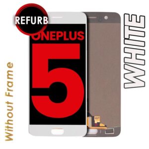 LCD ASSEMBLY COMPATIBLE FOR ONEPLUS 5 (REFURBISHED) (WHITE)