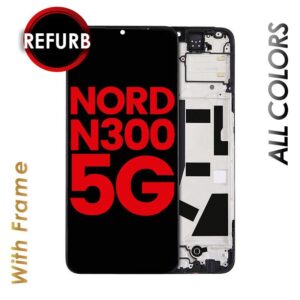 LCD ASSEMBLY WITH FRAME COMPATIBLE FOR ONEPLUS NORD N300 5G