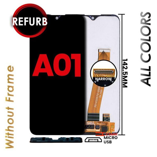 LCD ASSEMBLY FOR SAMSUNG GALAXY A01 (A015A / A015F) USA VERSION