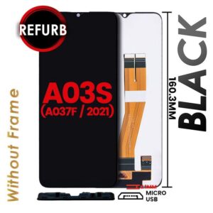 LCD ASSEMBLY FOR SAMSUNG A03S (A037F / 2021) (DUAL SIM) (MICRO)