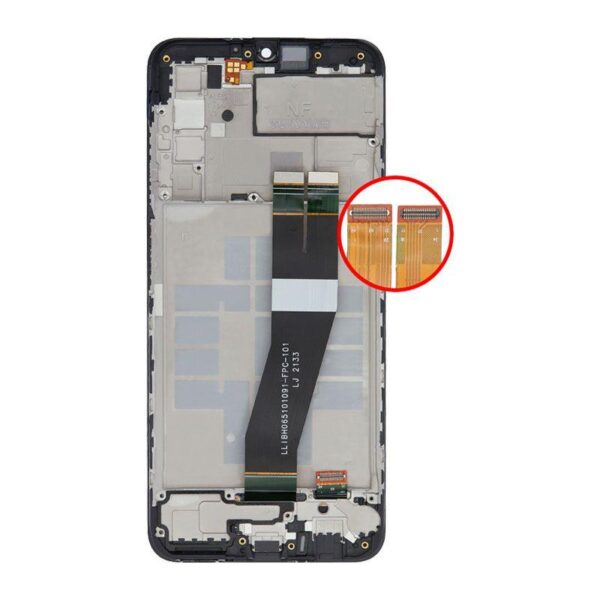 LCD WITH FRAME SAMSUNG A03S (A037M / 2021) (SINGLE SIM) TYPE C