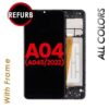 LCD ASSEMBLY WITH FRAME FOR SAMSUNG GALAXY A04 (A045 / 2022)