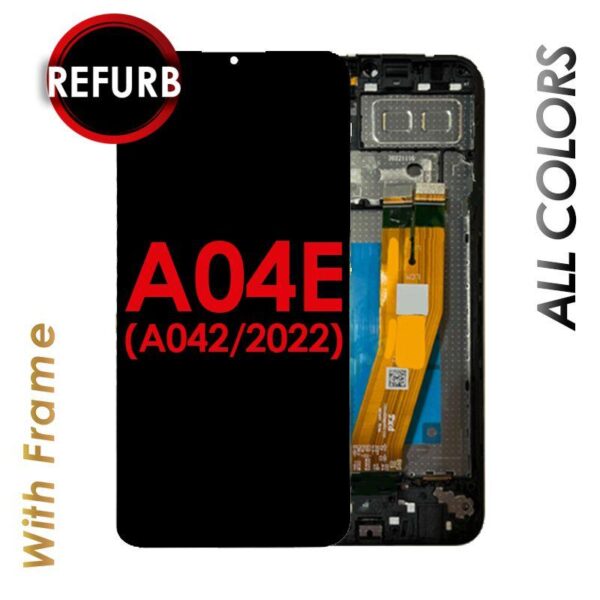 LCD ASSEMBLY WITH FRAME FOR SAMSUNG GALAXY A04E (A042 / 2022)