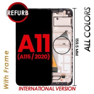 LCD ASSEMBLY WITHFRAME FOR GALAXY A11 (A115/2020) (INTL VERSION)