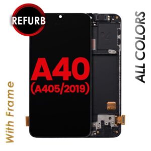 OLED ASSEMBLY WITH FRAME FOR SAMSUNG GALAXY A40 (A405/ 2019)