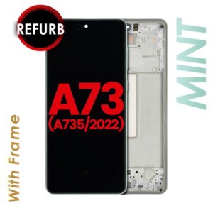 LCD ASSEMBLY WITH FRAME FOR SAMSUNG GALAXY A73 (MINT / GREEN)