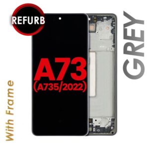 LCD ASSEMBLY WITH FRAME FOR SAMSUNG GALAXY A73 (GREY)