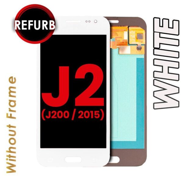 OLED ASSEMBLY NO FRAME FOR SAMSUNG GALAXY J2 (J200 / 2015) WHITE