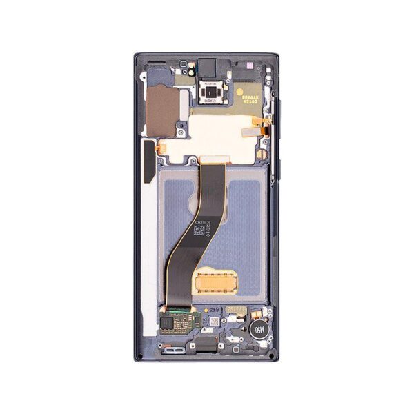 OLED ASSEMBLY WITH FRAME COMPATIBLE FOR SAMSUNG NOTE 10 (BLACK)