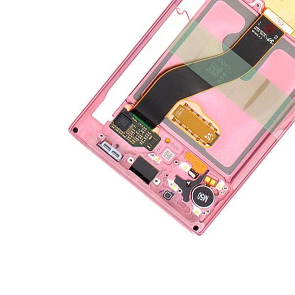 OLED ASSEMBLY WITH FRAME FOR SAMSUNG GALAXY NOTE 10 (AURA PINK)