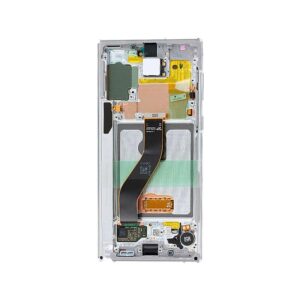 OLED ASSEMBLY WITH FRAME FOR SAMSUNG NOTE 10 (AURA WHITE)