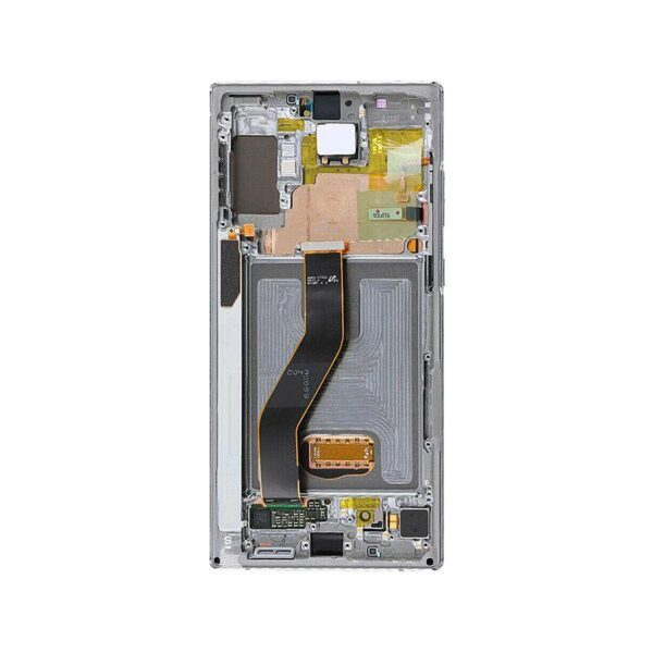 OLED ASSEMBLY WITH FRAME FOR SAMSUNG NOTE 10 PLUS / 5G (SILVER)