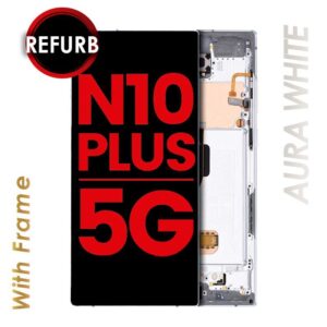 OLED ASSEMBLY COMPATIBLE FOR SAMSUNG NOTE 10+ WITH FRAME (WHITE)