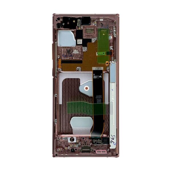 OLED ASSEMBLY WITH FRAME FOR SAMSUNG NOTE 20 ULTRA / 5G (BRONZE)