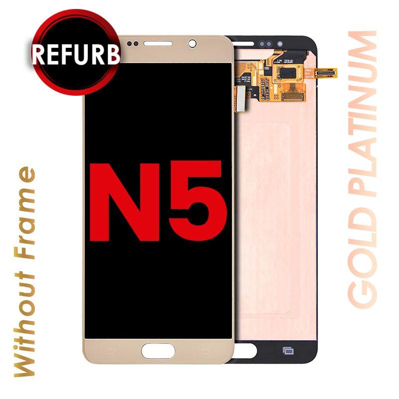 OLED ASSEMBLYWITHOUT FRAME COMPATIBLE FOR SAMSUNG NOTE 5 (GOLD)