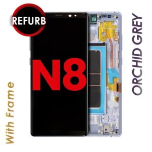 OLED ASSEMBLY WITH FRAME COMPATIBLE FOR SAMSUNG NOTE 8 (ORCHID)