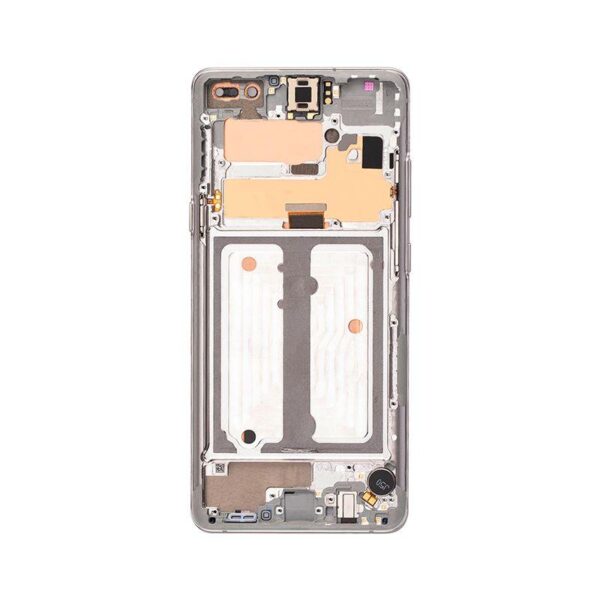OLED ASSEMBLY WITH FRAME FOR SAMSUNG S10 5G WHITE