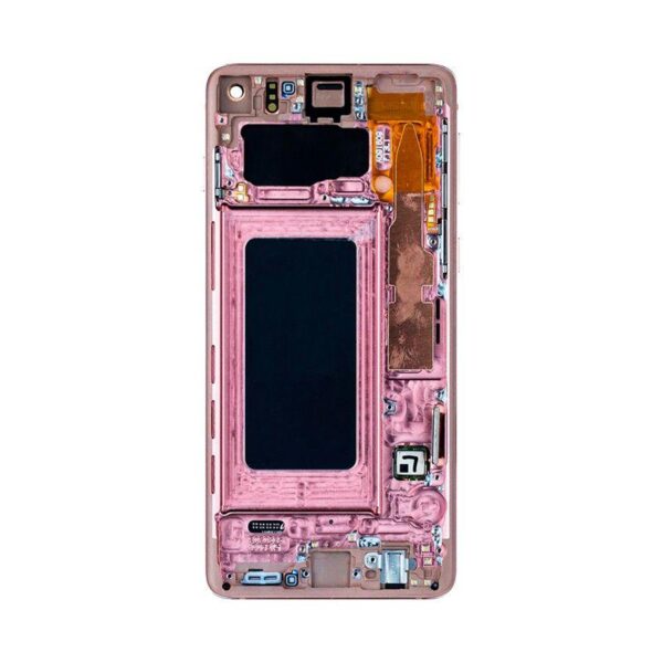 OLED ASSEMBLY WITH FRAME FOR SAMSUNG S10 (FLAMINGO PINK)