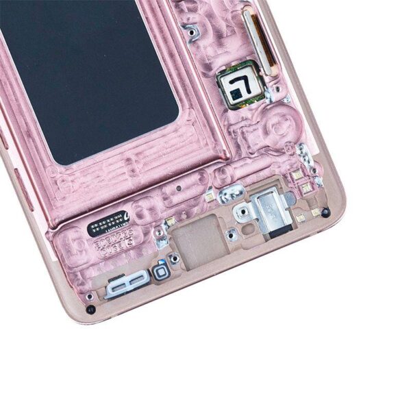 OLED ASSEMBLY WITH FRAME FOR SAMSUNG S10 (FLAMINGO PINK)