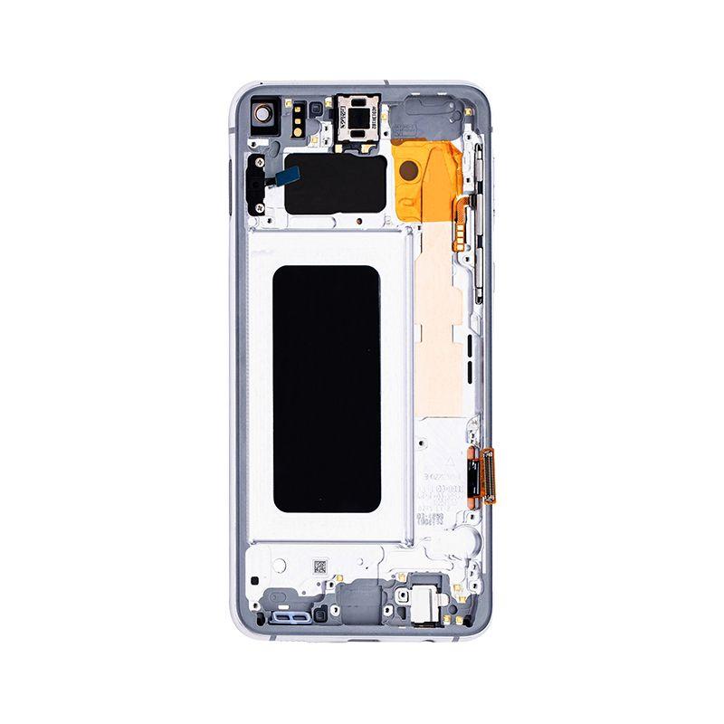 OLED ASSEMBLY WITH FRAME FOR SAMSUNG GALAXY S10E (PRISM WHITE)