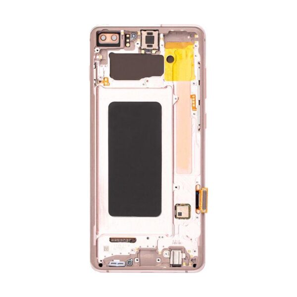 OLED ASSEMBLY WITH FRAME FOR SAMSUNG S10 PLUS (FLAMINGO PINK)