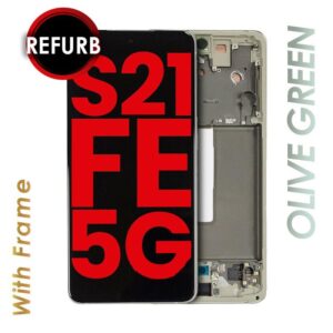 OLED ASSEMBLY WITH FRAME FOR SAMSUNG GALAXY S21 FE (GREEN)