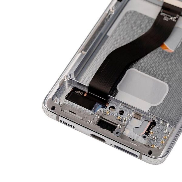 OLED ASSEMBLY WITH FRAME FOR SAMSUNG GALAXY S21 ULTRA (WHITE)