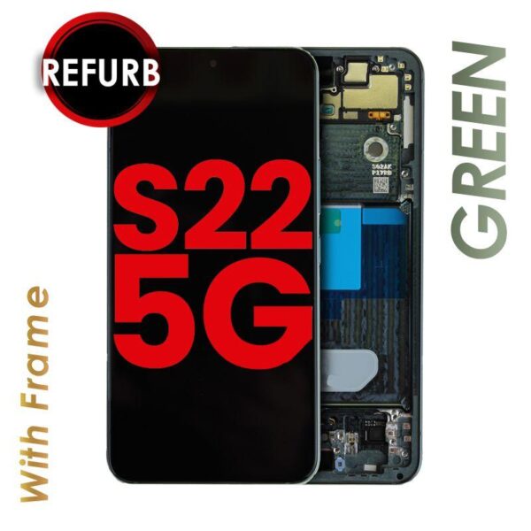 OLED ASSEMBLY WITH FRAME FOR SAMSUNG GALAXY S22 5G (GREEN)