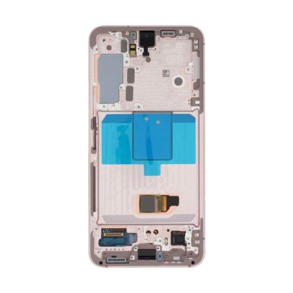 LCD ASSEMBLY WITH FRAME COMPATIBLE FOR SAMSUNG GALAXY S22 (PINK)