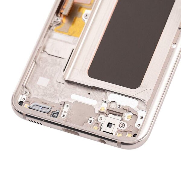 OLED ASSEMBLY WITH FRAME COMPATIBLE FOR SAMSUNG S8 PLUS (GOLD)