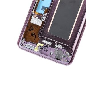 OLED ASSEMBLY WITH FRAME FOR SAMSUNG GALAXY S9 (LILAC PURPLE).