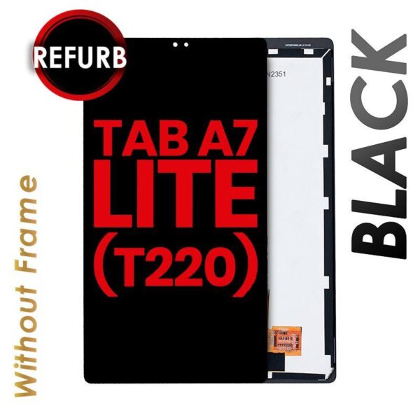 LCD ASSEMBLY WITHOUT FRAME FOR SAMSUNG TAB A7 LITE 8.7 (BLACK)