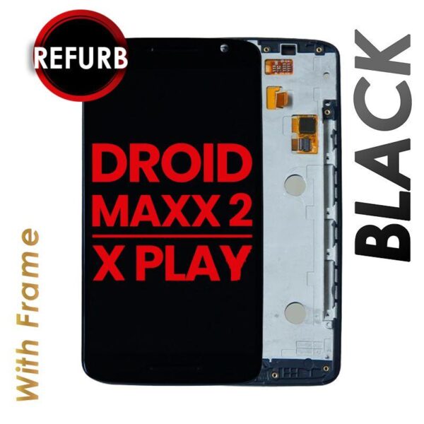 LCD ASSEMBLY COMPATIBLE FOR MOTOROLA X PLAY (BLACK)