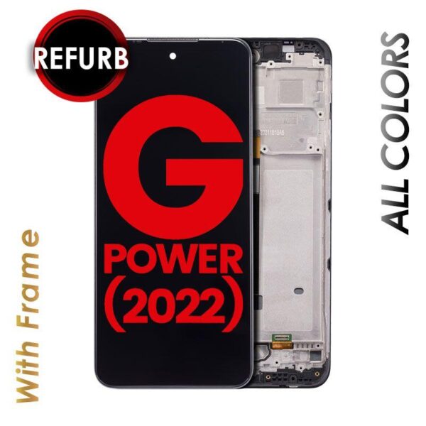 LCD ASSEMBLEY WITH FRAME FOR MOTOROLA G POWER 2022 (XT2165)