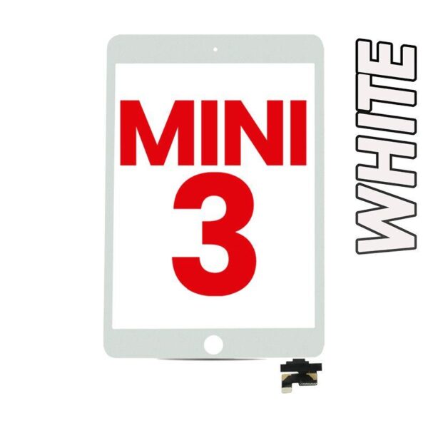 DIGITIZER WITH IC CHIP COMPATIBLE FOR IPAD MINI 3 WHITE